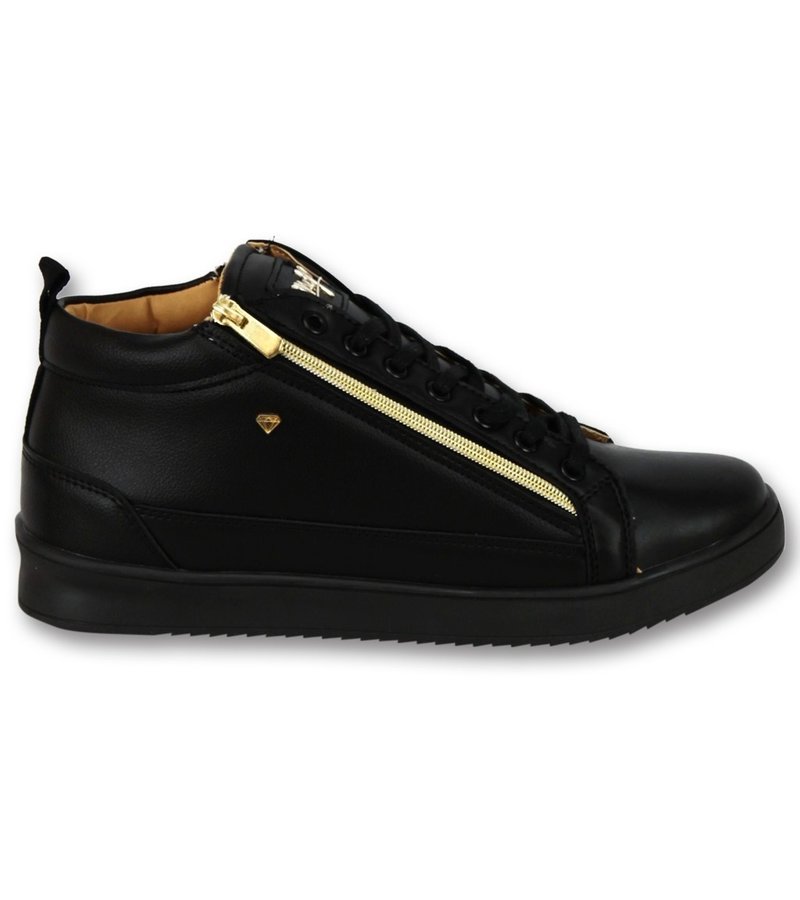 Zapatos de Hombre - Bee Black Gold V2 - CMS98  - Negro