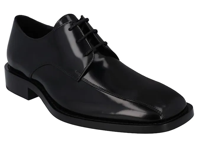 Zapatos Derby Hi-Shine Rim Balenciaga Negros 