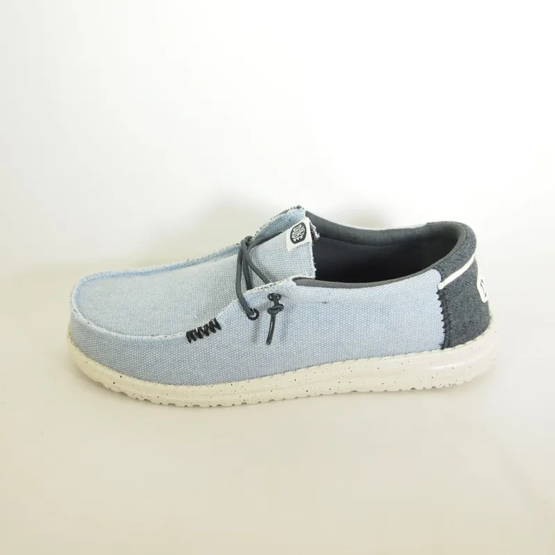 Zapatos Hey Dude 40952 Wally Coastline Yute Blanco