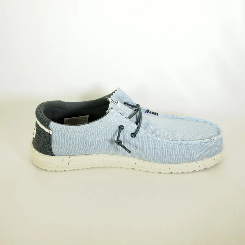 Zapatos Hey Dude 40952 Wally Coastline Yute Blanco