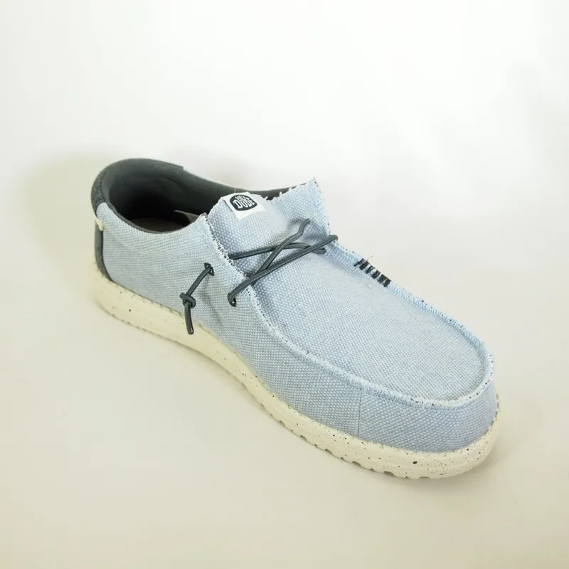 Zapatos Hey Dude 40952 Wally Coastline Yute Blanco