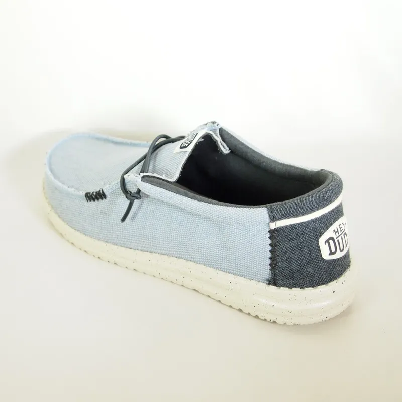 Zapatos Hey Dude 40952 Wally Coastline Yute Blanco