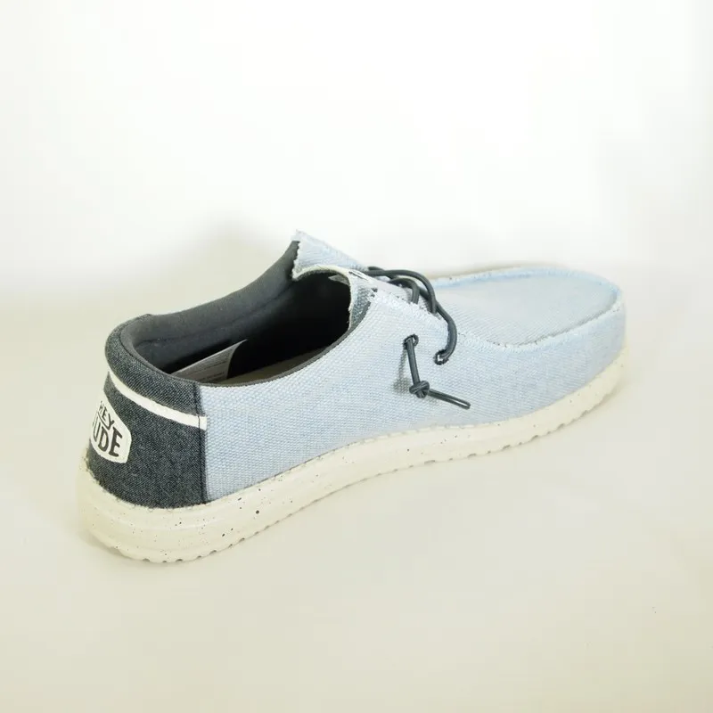 Zapatos Hey Dude 40952 Wally Coastline Yute Blanco