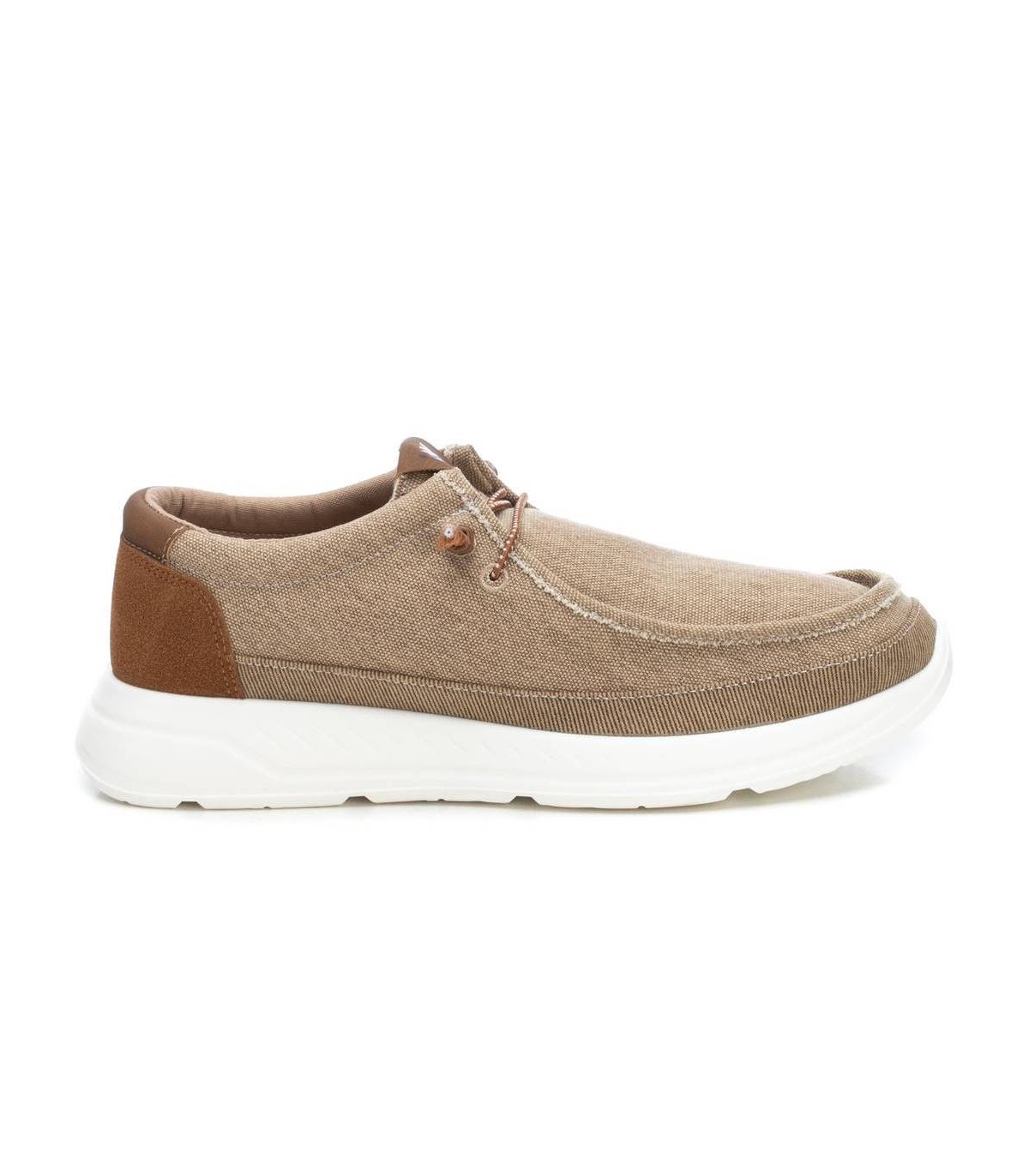 Zapatos taupe de cordones para hombre