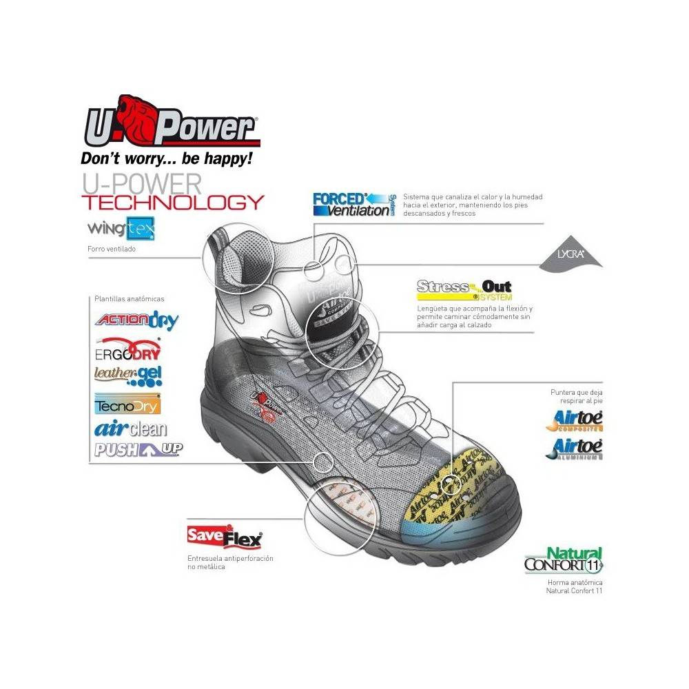 Zapatos U-POWER Coal S1P