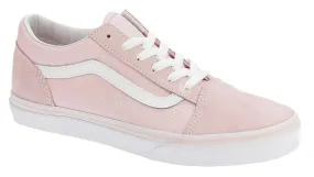 zapatos Vans Old Skool - Suede Canvas/Chalk Pink/True White - unisex junior